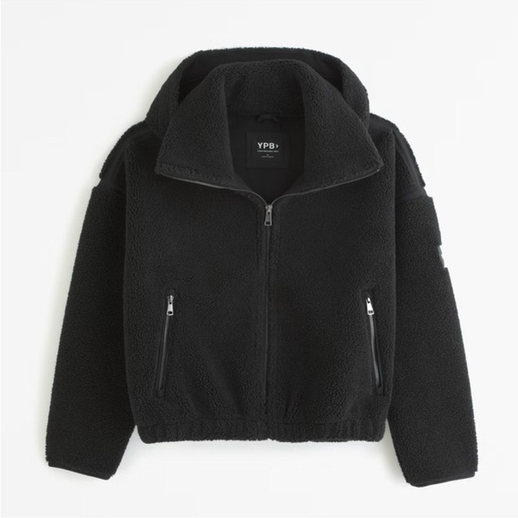 Abercrombie & Fitch Jackets & Blazers - Abercrombie & Fitch YPB Sherpa Fleece Activewear Jacket
